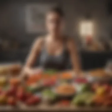 Nourishing Choices for Fast Preparation An array of nutritious foods illustrating a balanced diet