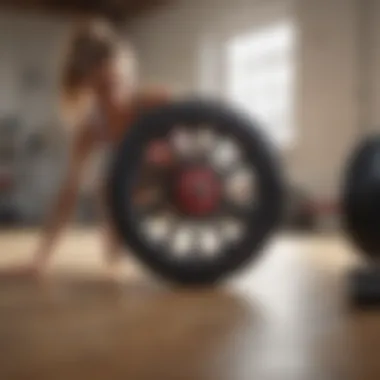 Rollout for Strong Abs Ab wheel rollout exercise