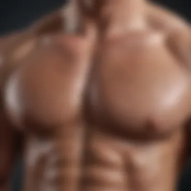 Strategic Chest Muscle Enhancement Abstract chest muscle growth illustration