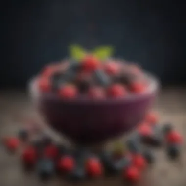 Exquisite Acai Bowl with Fresh Berries