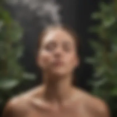 Eucalyptus Steam Therapy Aromatic steam inhalation with eucalyptus