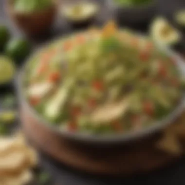 Artisanal Guacamole Tortilla Chip Salad