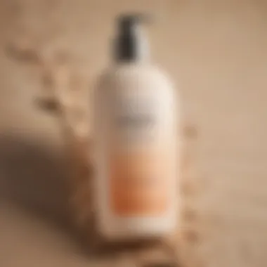 The Luxurious Texture of Beachy Glow Body Lotion Close-up of Beachy Glow Body Lotion texture