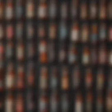 Selection of Craft Beers for Weight Loss Beer bottles variety