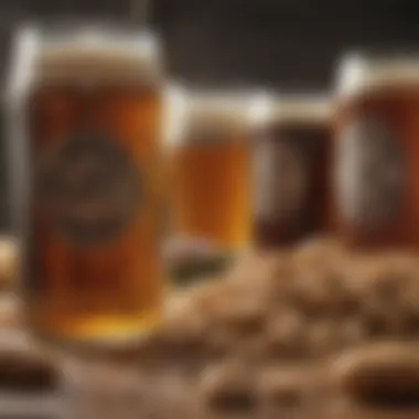 Close-Up of Beer Ingredients Impact Beer ingredients close-up