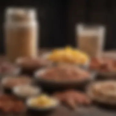 Diverse Protein Sources for a Ketogenic Diet Variety of protein sources suitable for keto