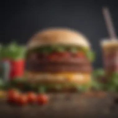 Market Impact of Plant-Based Foods in Fast Food Market trends graph illustrating the rise of plant-based options in fast food