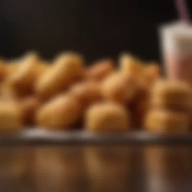 Caloric Comparison of Fast Food Nuggets Caloric comparison chart