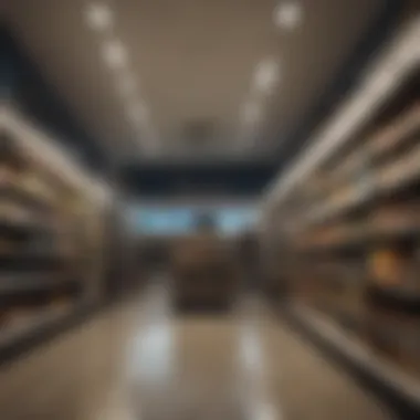 Chic interior of Walmart liquor store in Jacksonville FL