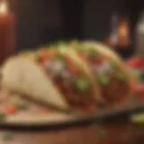 Artistic Cinco de Mayo Taco Creation