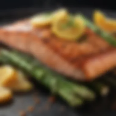 Citrusy Grilled Salmon With Asparagus