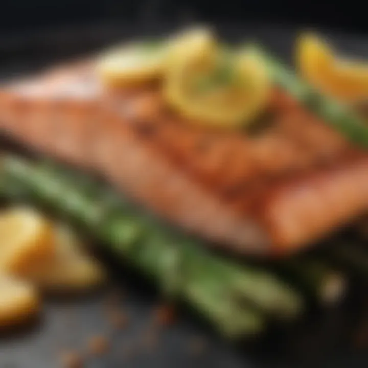 Citrusy Grilled Salmon With Asparagus