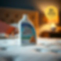 Close-up view of OxiClean product on a surface