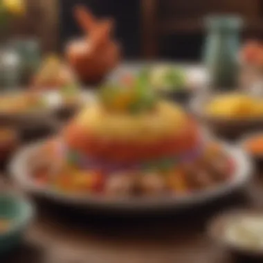 Festive Mexican Easter Culinary Delight Colorful Mexican Easter dish