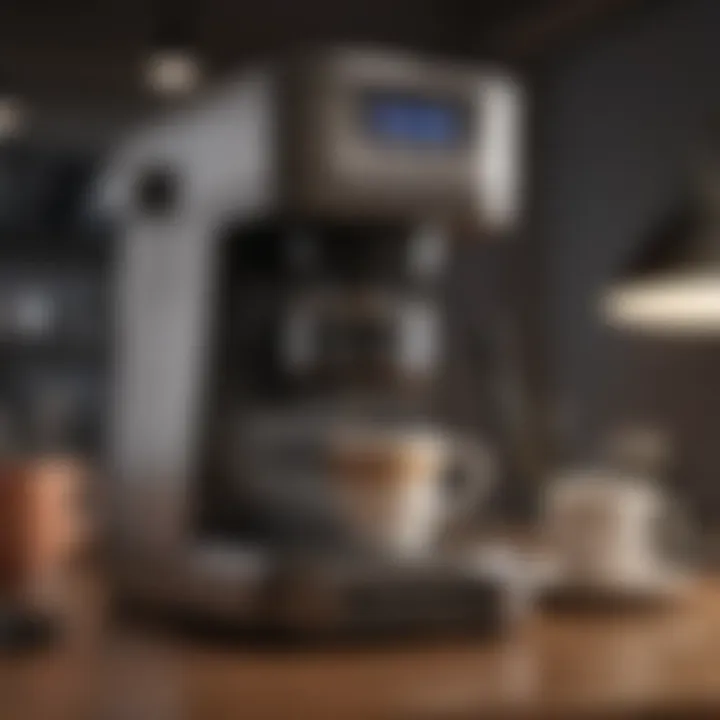 Compact coffee maker perfect for limited space workplace