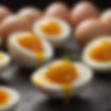 The Art of the Perfect Yolk An exquisite soft boiled egg with a perfectly runny yolk