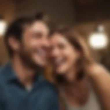 The Joy of Laughter in Relationships Couple sharing a laugh over a corny joke