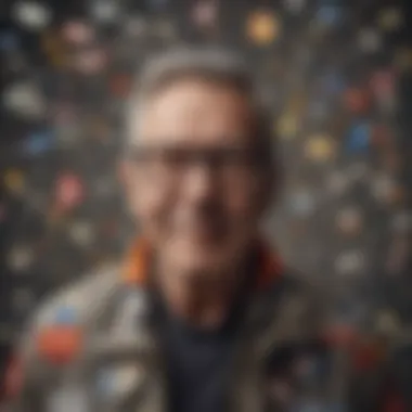 Celebrating a Career: A Creative Collage A collage of memorable moments from a retiree's career displayed creatively