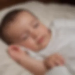 Peaceful infant sleeping soundly