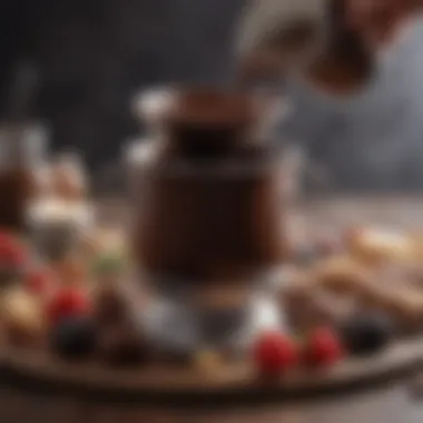 Decadent Chocolate Fondue Spread