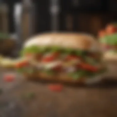 Fresh Vegetable Medley Fresh vegetable medley for Subway sandwich creation