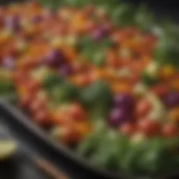 A vibrant spring vegetable medley showcasing seasonal produce