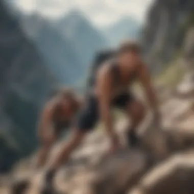 HIIT workout featuring mountain climbers