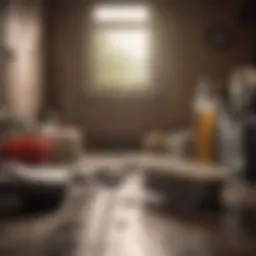 Tools for mold cleaning including brushes and sprays
