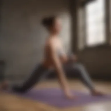Pigeon Pose for Hip Mobility Athlete doing pigeon pose stretch