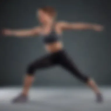 Dynamic Lunge Stretch for Hip Flexibility Runner performing hip flexor lunge stretch