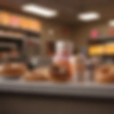 Elegant Dunkin' Donuts Senior Discount Display