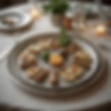 Exquisite Seder Plate Arrangement Elegant Seder Plate on Passover