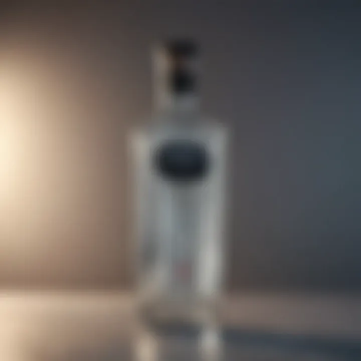 Elegant Vodka Bottle Design