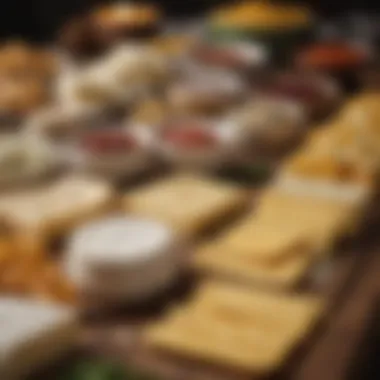 Cheese Selection for Enchilada Toppings A selection of cheeses ideal for topping enchiladas