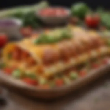 Fresh Vegetables for Flavorful Enchiladas A colorful array of fresh vegetables typically used in enchiladas