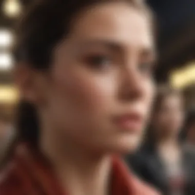 Cultural Impact Reflected in Film Dramatic scene depicting cultural impact in film