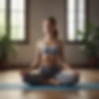 Yoga Pose for Spinal Alignment A person demonstrating a yoga pose that enhances spinal alignment