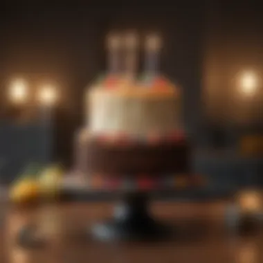 Stunning Amazon Birthday Cake A beautifully decorated birthday cake from Amazon