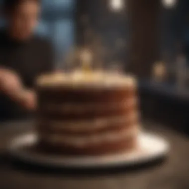 Unboxing Amazon Birthday Cake Experience Customer unboxing a birthday cake from Amazon