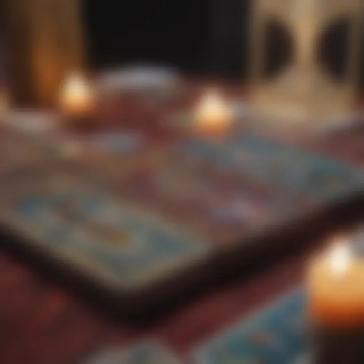 Artistic Tarot Deck with Vibrant Colors