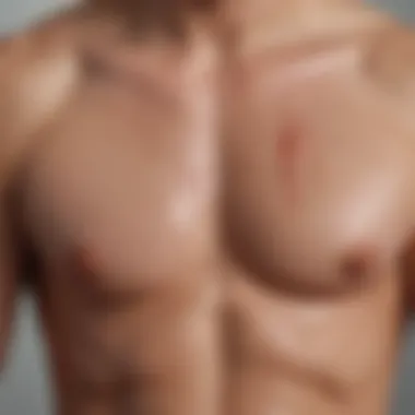 Treatment Modalities Abstract representation of treatment options for chest and muscle pain
