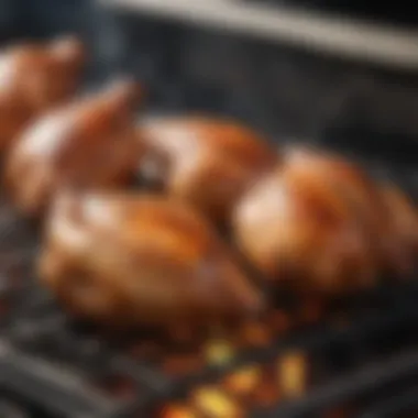 Sizzling Chicken on Grill