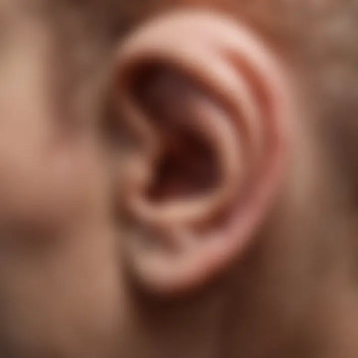 Illustration Showing Types of Ear Cancer