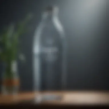 Refreshing Good and Gather Alkaline Water A clear bottle of Good and Gather alkaline water with refreshing droplets