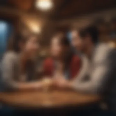 Cozy Connection Couple enjoying meaningful conversation in a cozy setting
