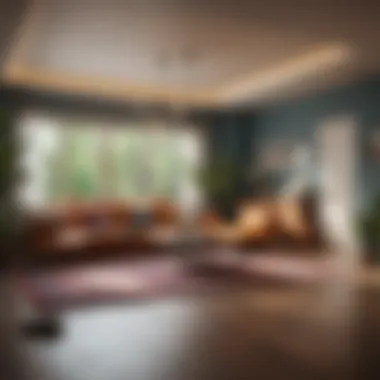 Transforming Spaces with DIY Projects A cozy and inviting living space featuring home improvement projects, enhanced with personal touches and functional designs.