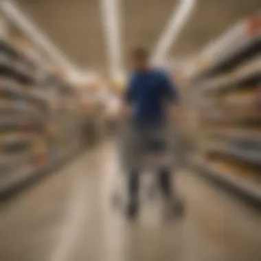Navigating Kroger's Online Shopping Platform User navigating the Kroger online shopping platform