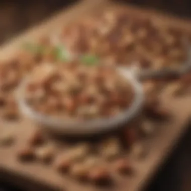Nutritional Power of Nuts and Seeds Nutritious nuts and seeds on a wooden board