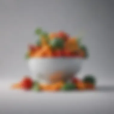 Vegetable Variety in Mono Meal Diet Colorful assortment of vegetables in a bowl