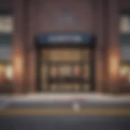 Exterior view of Nordstrom Rack in Columbia, MO showcasing the store's inviting entrance.